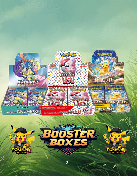 Japanese Booster Boxes  Pokepunkltd