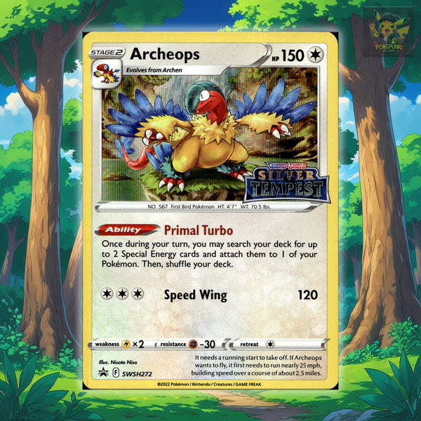Archeops SWSH272 - Silver Tempest Stamp - NM/MINT