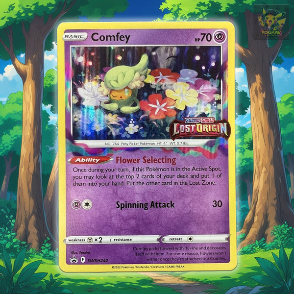 Comfey SWSH242 - Lost Origin Stamp - NM/MINT