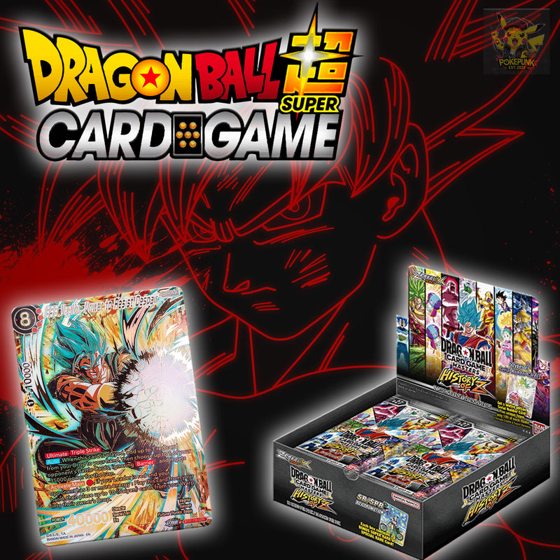 Dragon Ball Super Card Game Masters: Zenkai Series EX Set 10 - History of the Z (B27) Booster Box