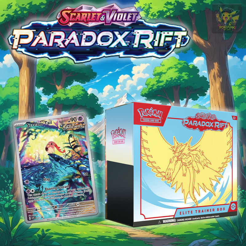 Pokemon Paradox Rift (Roaring Moon) Elite Trainer Box
