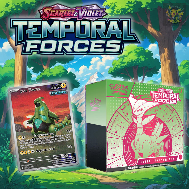 Pokemon Temporal Forces (Iron Leaves) Elite Trainer Box