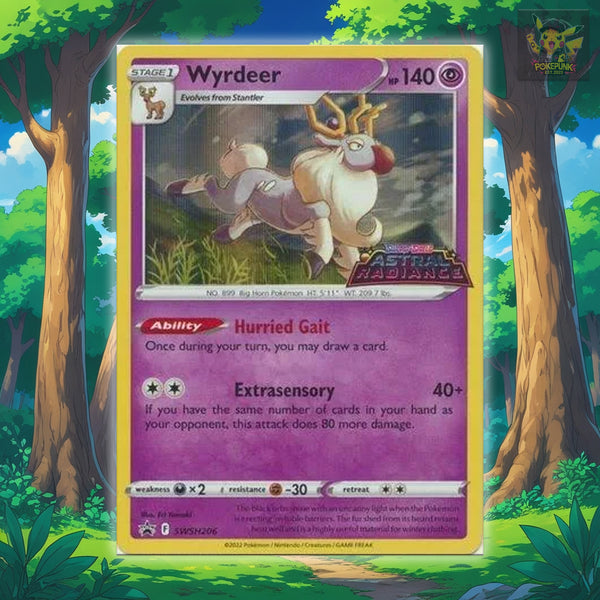 Wyrdeer SWSH206 - Astral Radiance Stamp - NM/MINT